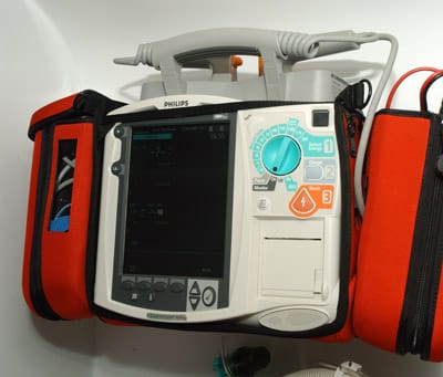 Defibrillator with thermal ticket printer